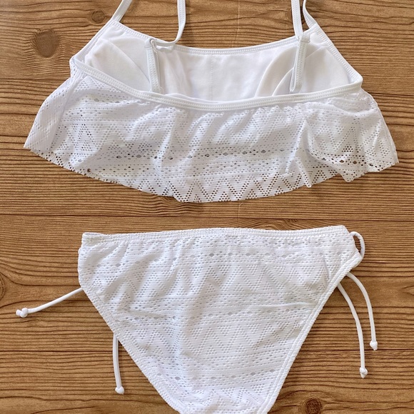 BRAND NEW Ruffle Mesh Bikini - Picture 2 of 4